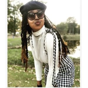 MIA Net Decor Solid Beret leather